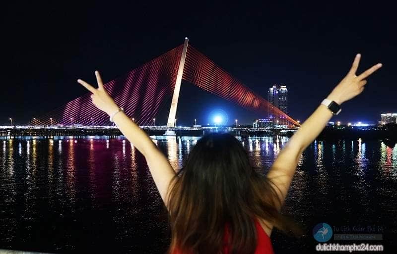 Hình ảnh đẹp nhẹ nhàng của cầu Trần Thị Lý Đà Nẵng